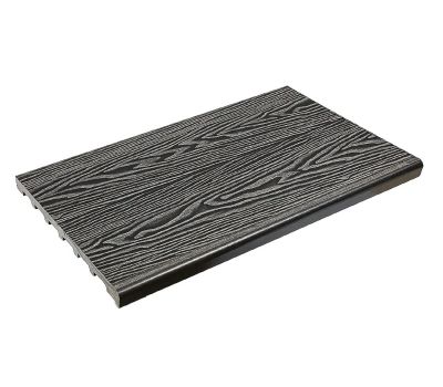 Ступень полнотелая из ДПК Step 3D Графит от производителя  Deckart (Россия) по цене 2 700 р