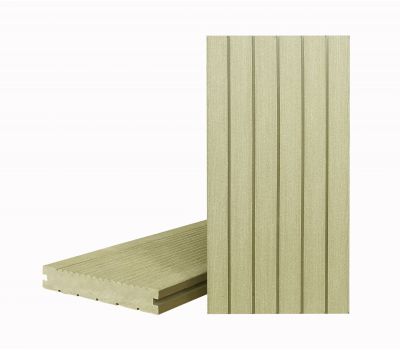 Террасная доска КЛАССИК полнотелая с пазом Фисташка (Под заказ) от производителя  Terrapol по цене 1 264 р