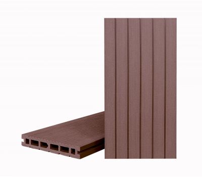 Террасная доска КЛАССИК пустотелая с пазом Орех Милано Кантри (Под заказ) от производителя  Terrapol по цене 834 р