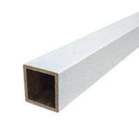 Столб опорный 100х100х3000 Extrusion Белый